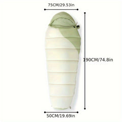 Outdoor Camping Down Cotton Sleeping Bag Cold proof