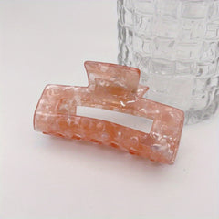 Acrylic Rectangular Hair Claw Back Hair Ponytail Hair Claw Gift for Women