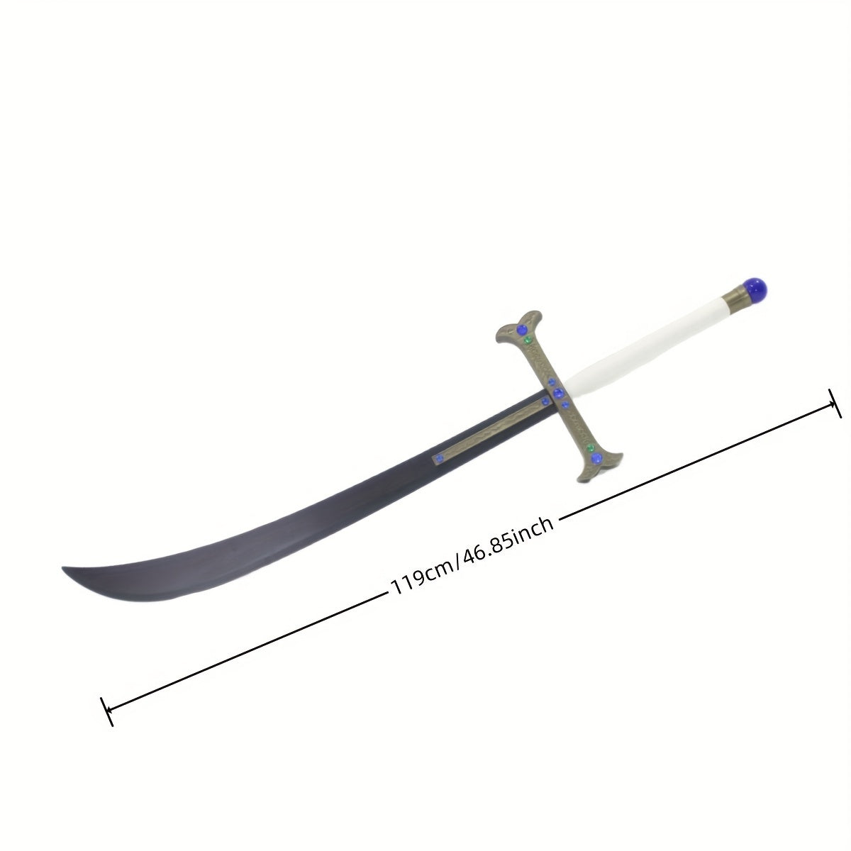 Wooden Samurai Sword for Anime Cosplay - Large Size
