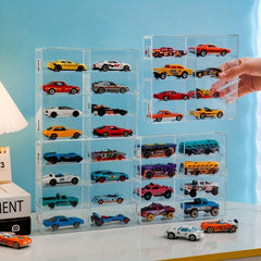 Toy Car Model Display Rack Transparent Storage Box Showcase