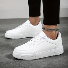 Women's Solid Casual Skate Shoes Lightweight Low Top Sport Shoes