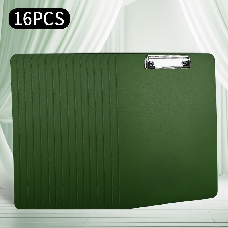 16pcs School File Folder Plastic A4 Paper Office Supplies