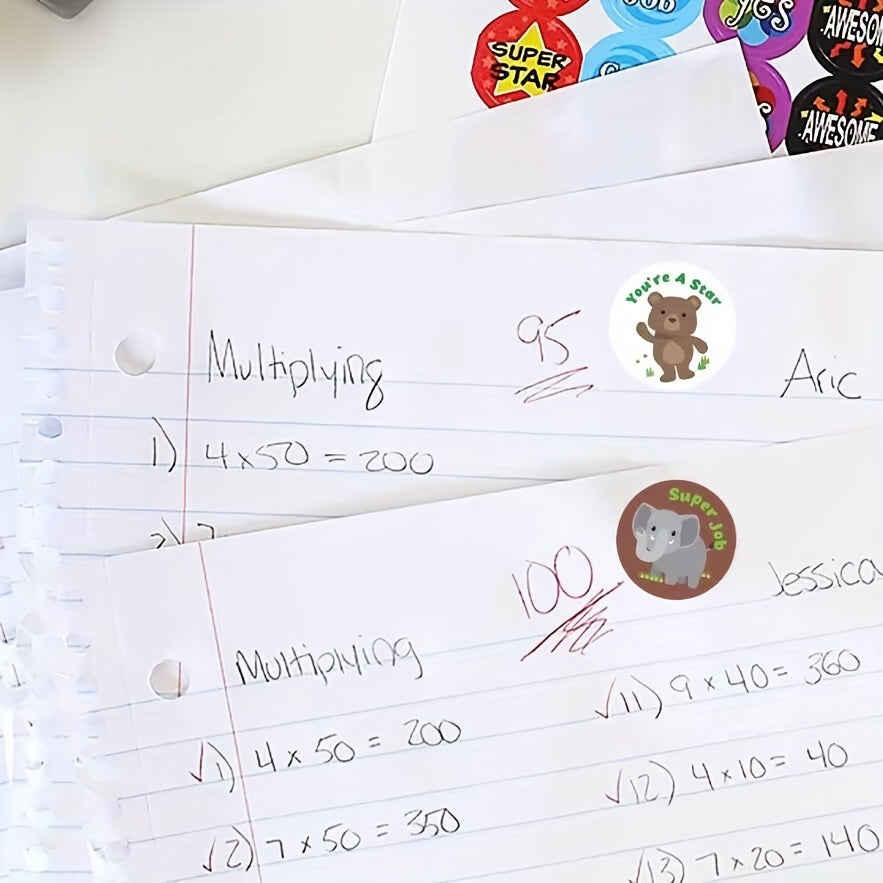 500pcs Reward Stickers - Reward Label Toys