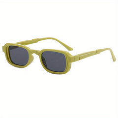 Men's Square Frame Sunglasses UV400 Anti Glare for Outdoor Activities