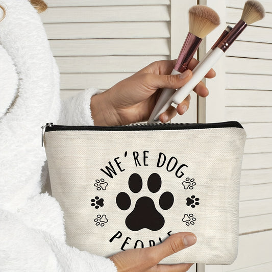 Cat Print Zipper Cosmetic Bag, Secret Birthday Gift