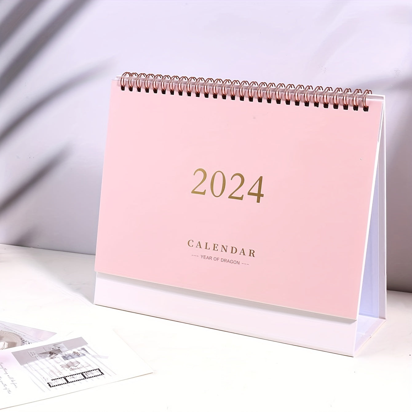Monthly Desk Calendar Office Home Decor Desktop Decoration