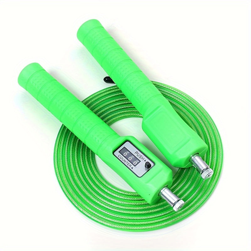Adjustable Steel Wire Skipping Rope for Fitness Exercise
