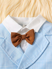Baby Boy Bowtie Outfit for Parties & Birthdays