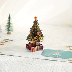 3D Christmas Greeting Card Creative Gift Christmas Tree Card Student Activity