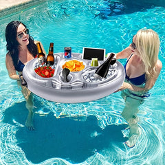 Inflatable Floating Snack Tray for Pool Parties