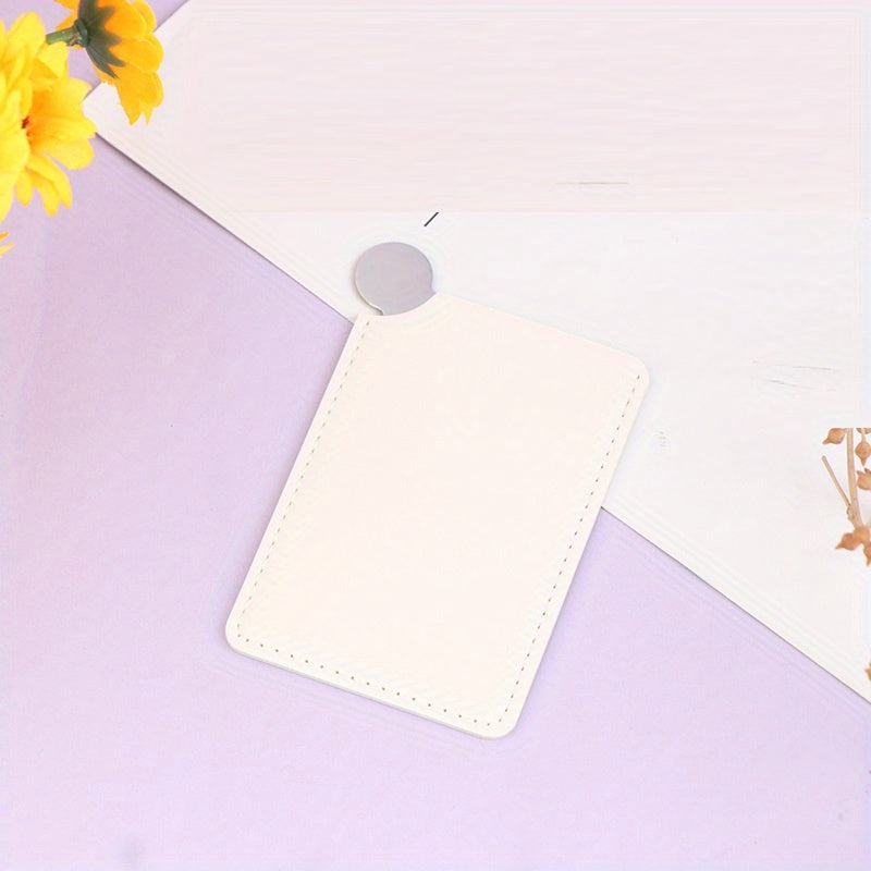 Stainless Steel Compact Pocket Mirror Unbreakable Small Purse Mirror