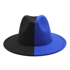 Men's Wide Brim Fedora Double Sun Protection Hat