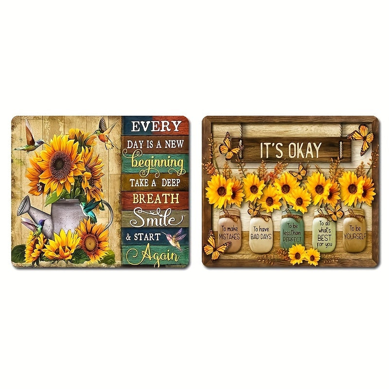 3pcs Sunflower Fridge Magnets for Home Gift and Decoration
