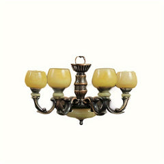 Vintage European Style Chandelier 1:12 Scale Dollhouse Accessory
