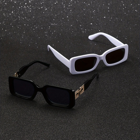 Men's Full Frame Square Sunglasses Set