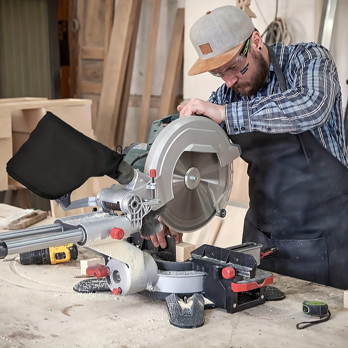 Miter Saw Dust Bag 255 Model Zipper Dust Collector Bags