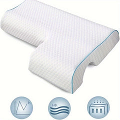 Couples Arched Cuddle Pillow Memory Foam Hand Rest Pillow for Sleeping