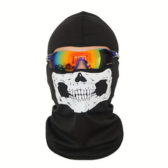 Outdoor Riding Mask Field Ghost Skull Head Cover Bicycle Sunscreen Hat
