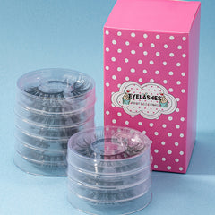 Fluffy 6D Mink False Eyelashes Pack of 10 for Perfect Makeup