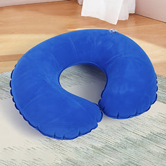 1pc Inflatable U Shaped Pillow for Outdoor Travel