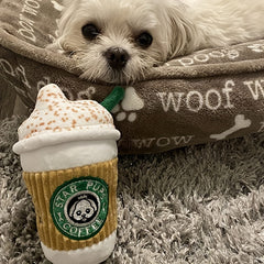 Dog Spice Latte Plush Toy 16.5in