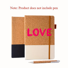 Customizable Plain Ruling Notebook w/ Straw & Bones Plasters
