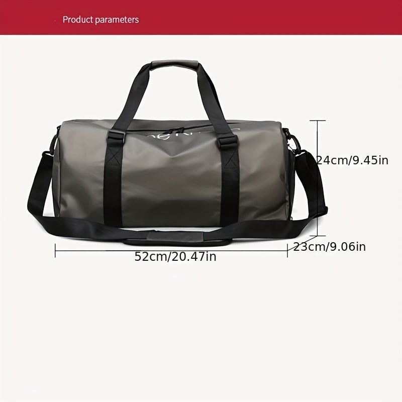 Travel Duffel Bag Dry Wet Separate Shoe Compartment Large Capacity Gym Crossbody