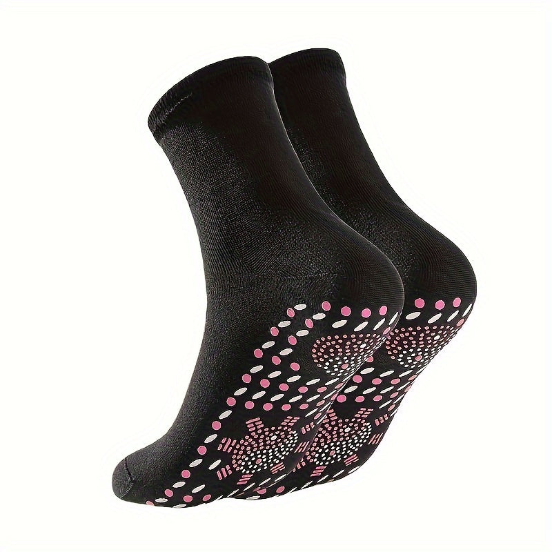 Solid Warm Socks - Comfy & Soft Mid Tube Women's Stockings