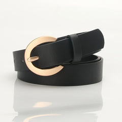 Women's PU Leather Waist Belt for Jeans Pants Dress