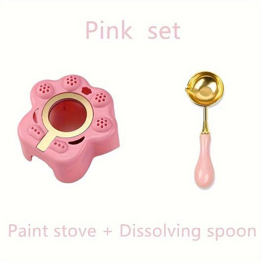 Wax Seal Stove & Spoon Kit for Christmas Cards