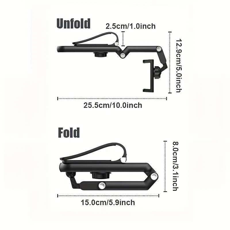 Rotatable Sun Visor Car Phone Mount - Secure & Visible Driving