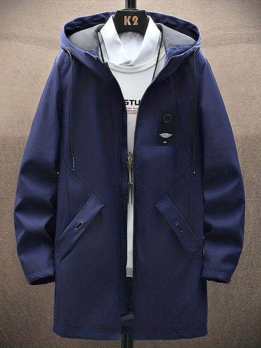 Men's Windproof Hoodie Jacket with Pockets