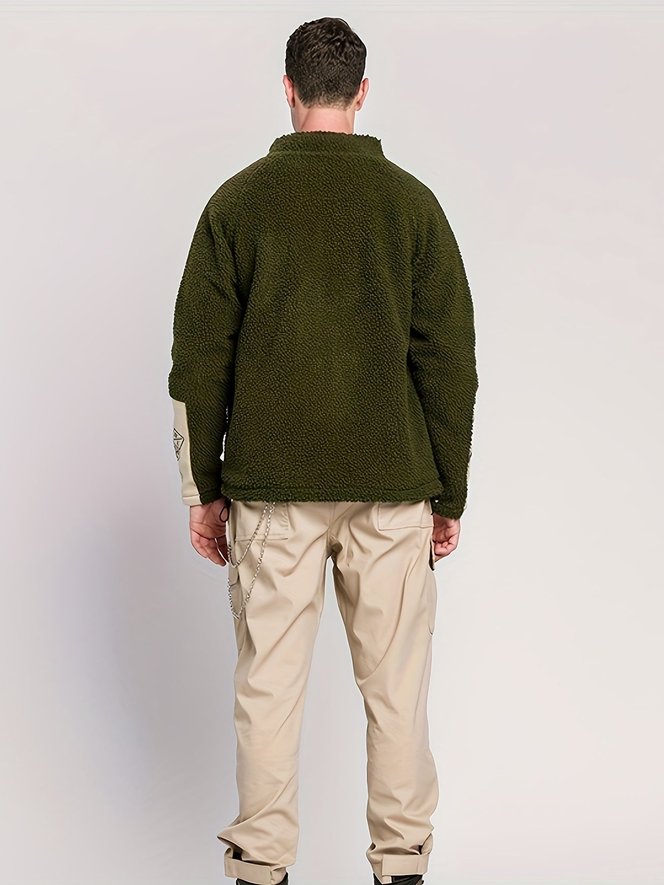 Retro Sherpa Jacket Zip Up Spring Fall Outdoor