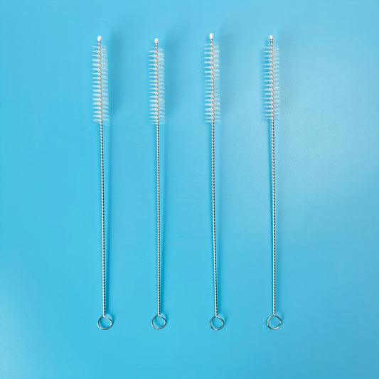 304 Stainless Steel Straw Brush Functional Cleaning Brush