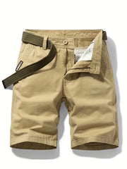 Men's Lightweight Cotton Cargo Shorts for Summer