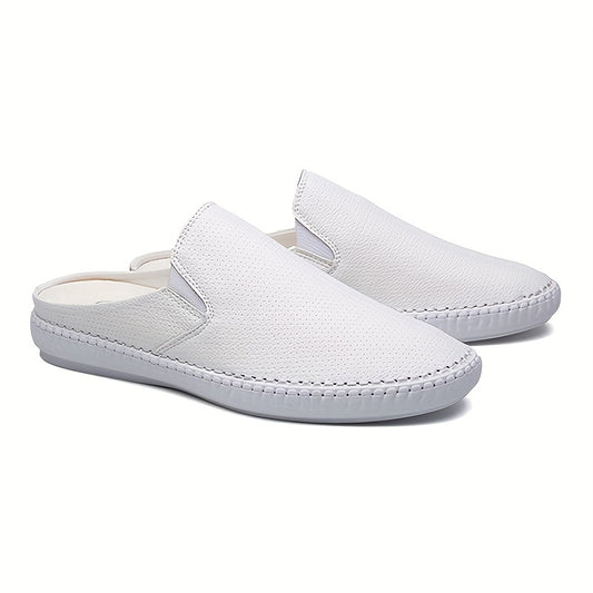 Men's Casual Slip on Mules Walking Slippers Backless Loafers