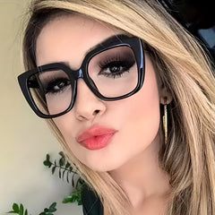 Light Blocking Glasses Oversized Glasses Style Frame Tortoise Shell