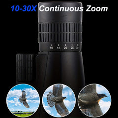 30x50 Monocular Telescope BAK4 Prism with Phone Holder and Tripod