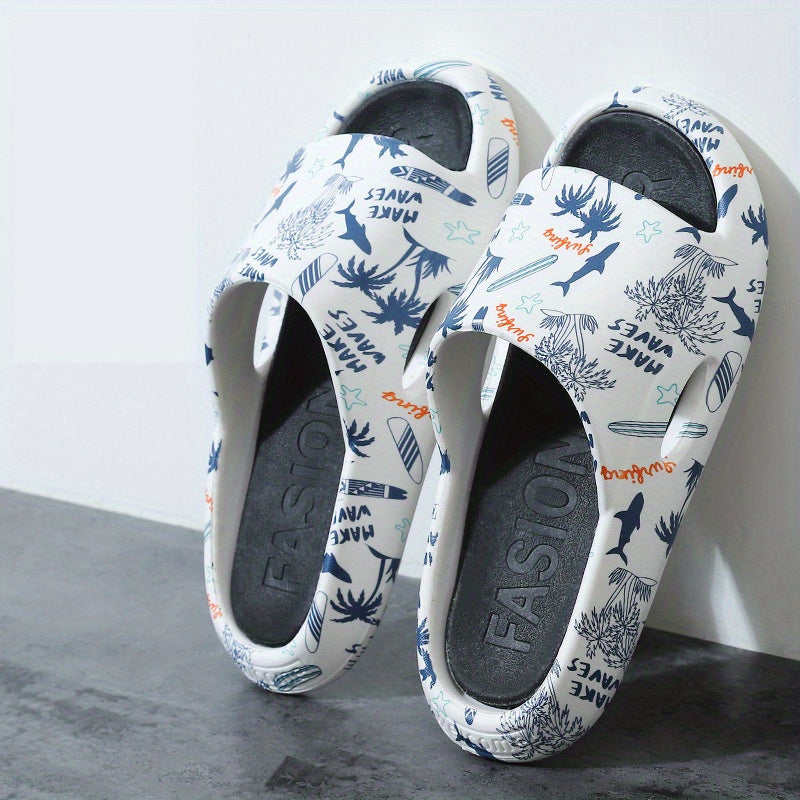 Coconut Tree Pattern Platform Slides