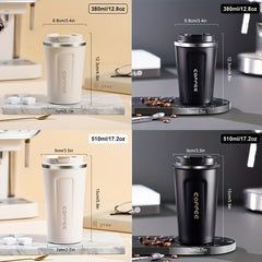 European Style Stainless Steel Insulation Mug - 380ml/12.8oz
