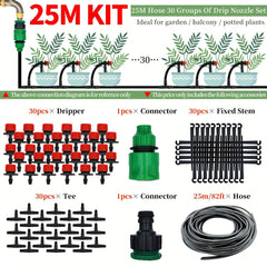 DIY Greenhouse Drip Irrigation System Watering Kit
