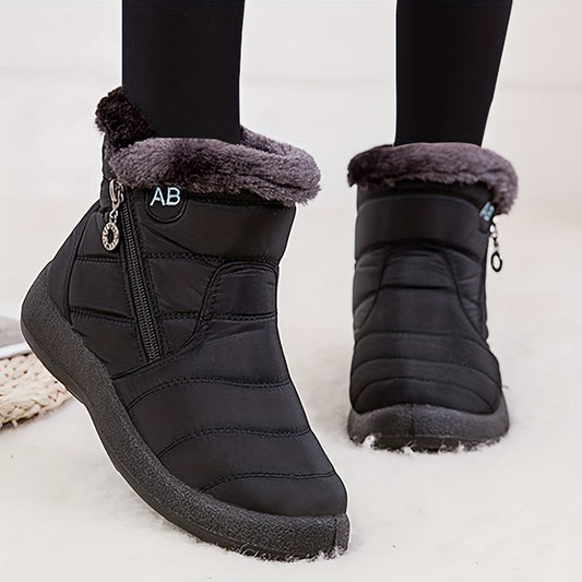 Women's Platform Snow Boots Warm Velvet Winter Comfy Boots