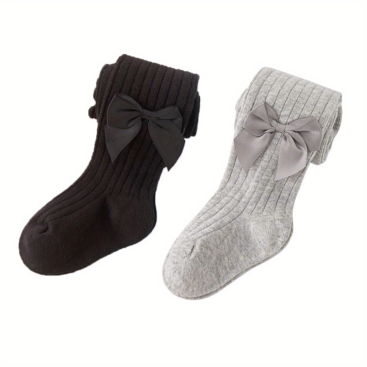 Girls Kids Pantyhose Bow Princess Socks for Spring Autumn