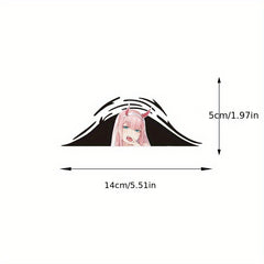 1pc Anime Car Sticker Bumper Rearview Mirror Motorcycle Scratch Decor