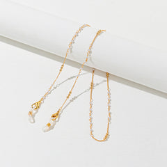 Colorful Crystal Glasses Chain Beaded Mask Chain Alloy Glasses Holder