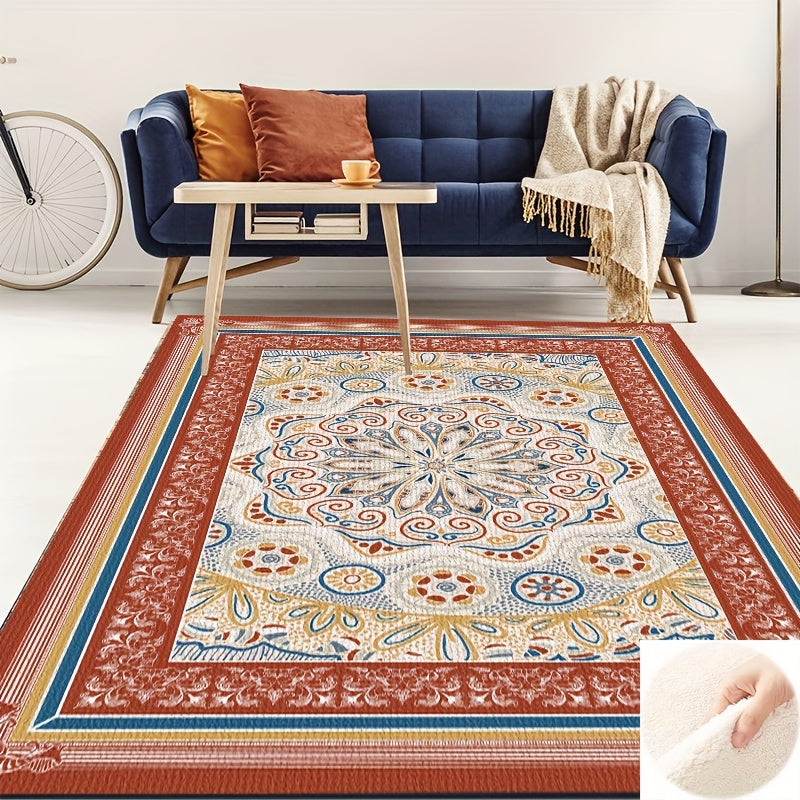 Colorful Large Area Carpet Washable for Living Room Bedroom Study