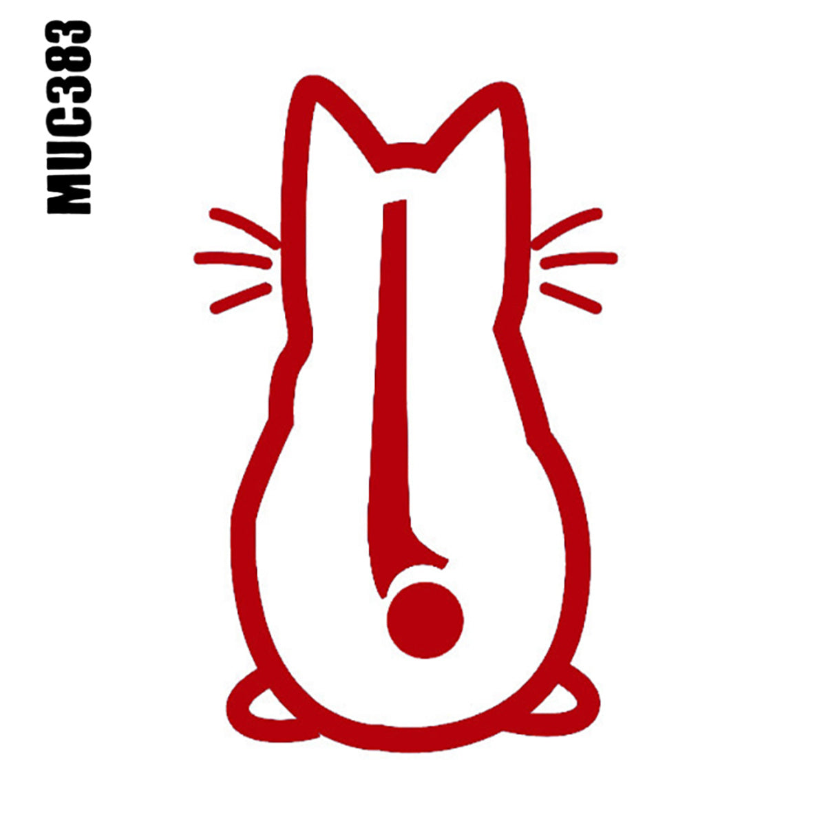 Cat Pattern Wiper Sticker for Rear Window