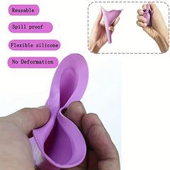 Portable Silicone Women Urinal Funnel For Outdoor Travel Camping