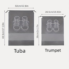 5pcs Shoe Storage Bags Drawstring Dustproof Pouches Shoes Protection Bag