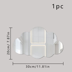 Cloud Mirror Wall Sticker Home Decor Room Decor